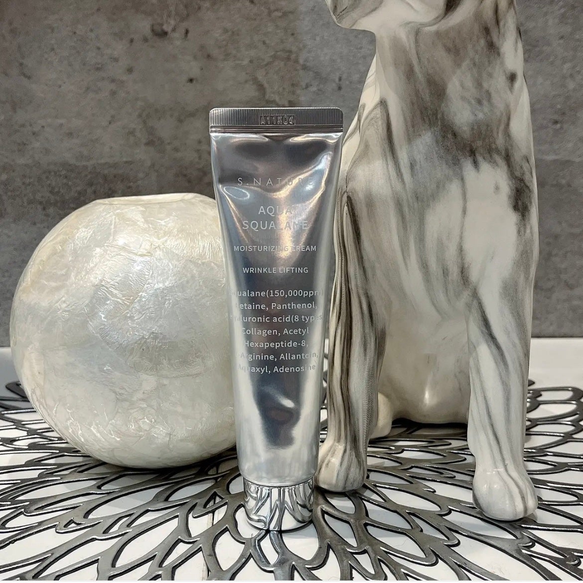 アクアスクワランモイスチャークリーム/S.NATURE/フェイスクリームを使ったクチコミ(4枚目)