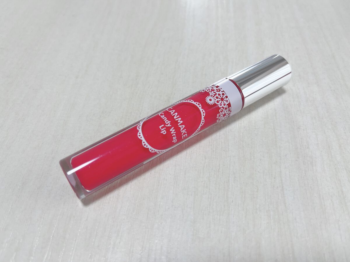 キャンディラップリップ No.18 ローズポップシャイン/キャンメイク/リップグロスを使ったクチコミ（2枚目）
