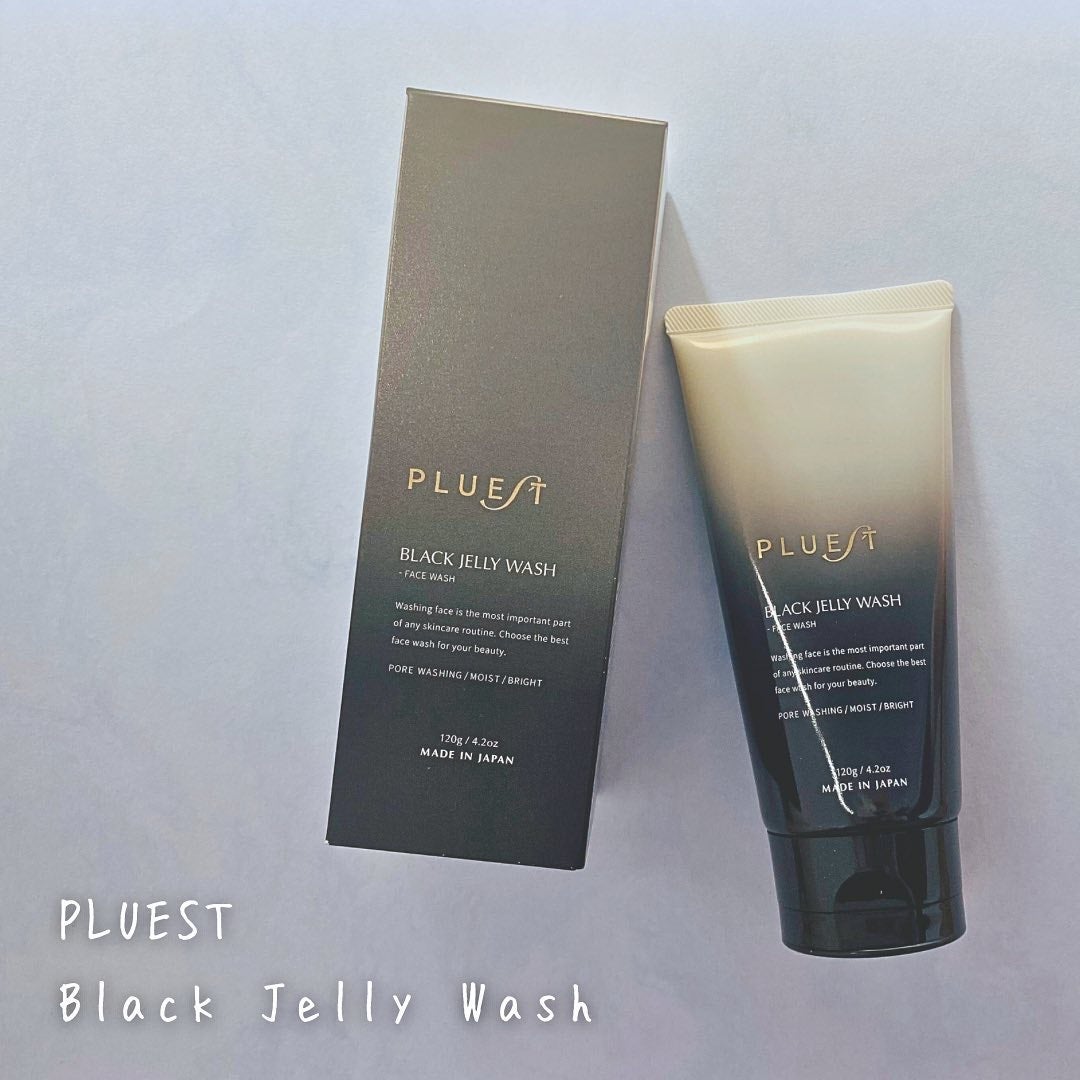 BLACK JELLY WASH(ブラックジェリーウォッシュ)/PLUEST/その他洗顔料を使ったクチコミ(1枚目)