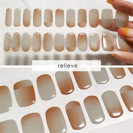 ハンド ジェルネイルシール 2022 Summer コレクション/7nana/ネイルシールを使ったクチコミ(2枚目)