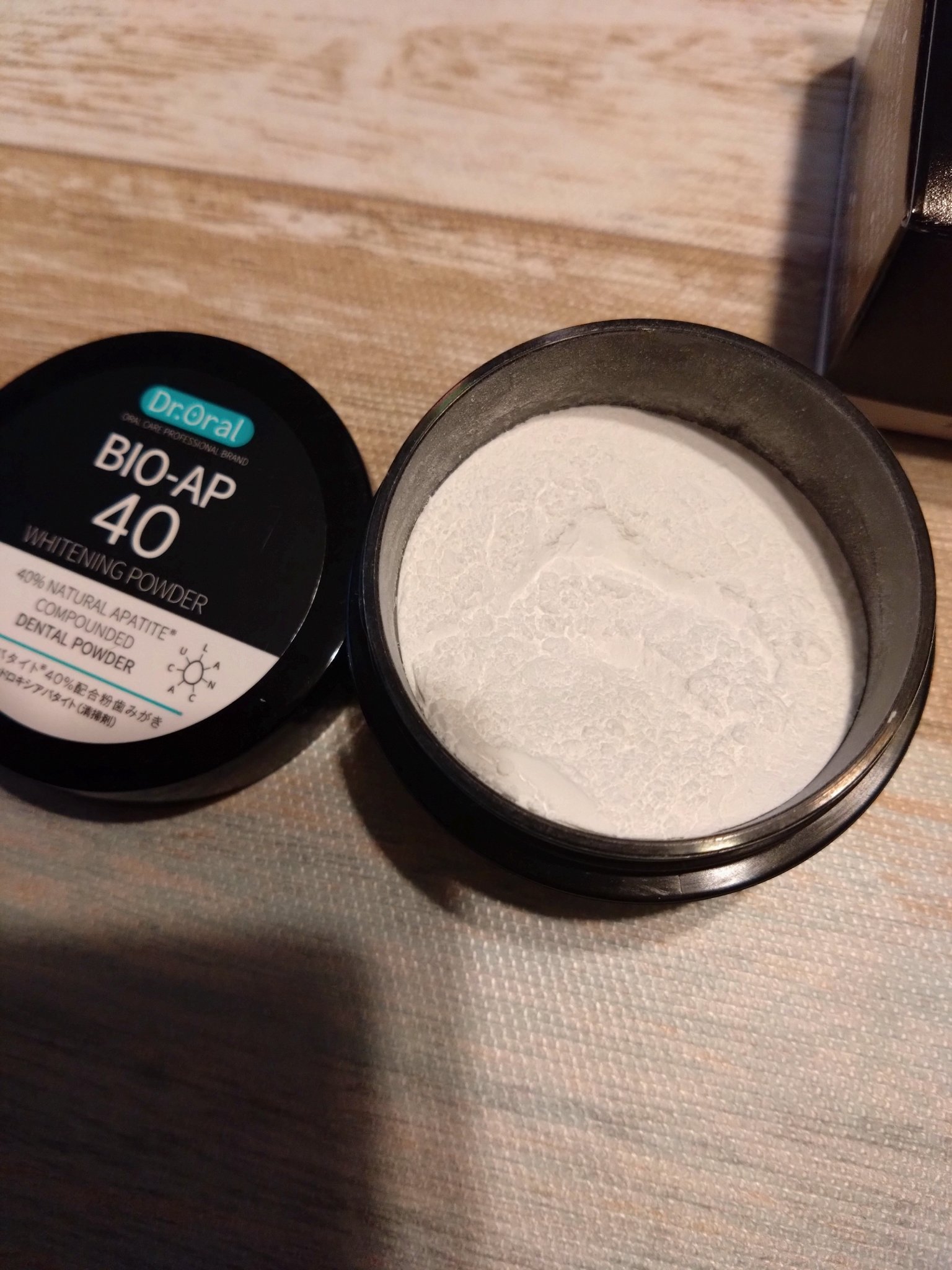 ホワイトニングパウダー ミント/Dr.Oral/歯磨き粉を使ったクチコミ（2枚目）