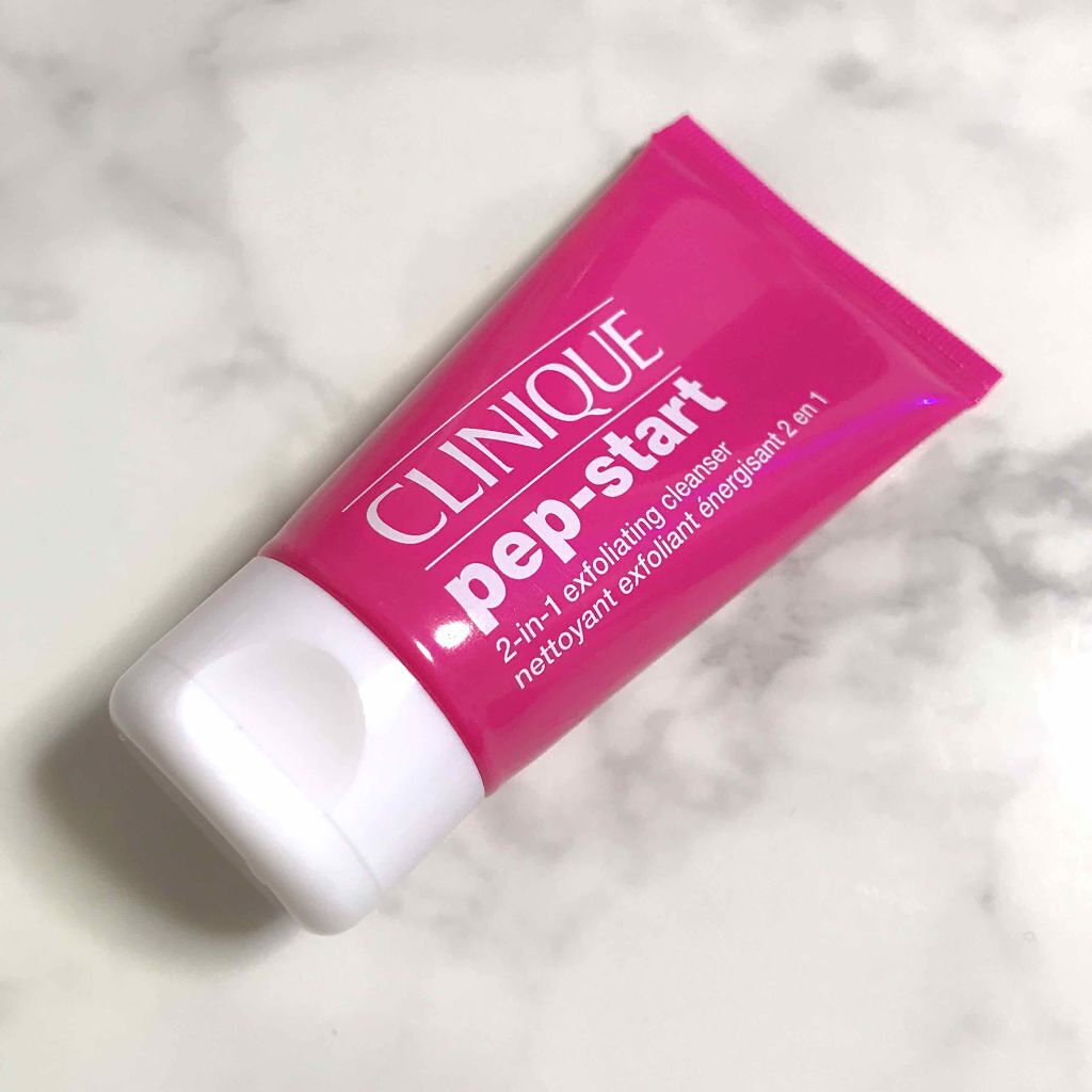 ペップ スタート 2in1 エクスフォリエーティング クレンザー/CLINIQUE/スクラブ・ゴマージュを使ったクチコミ（1枚目）