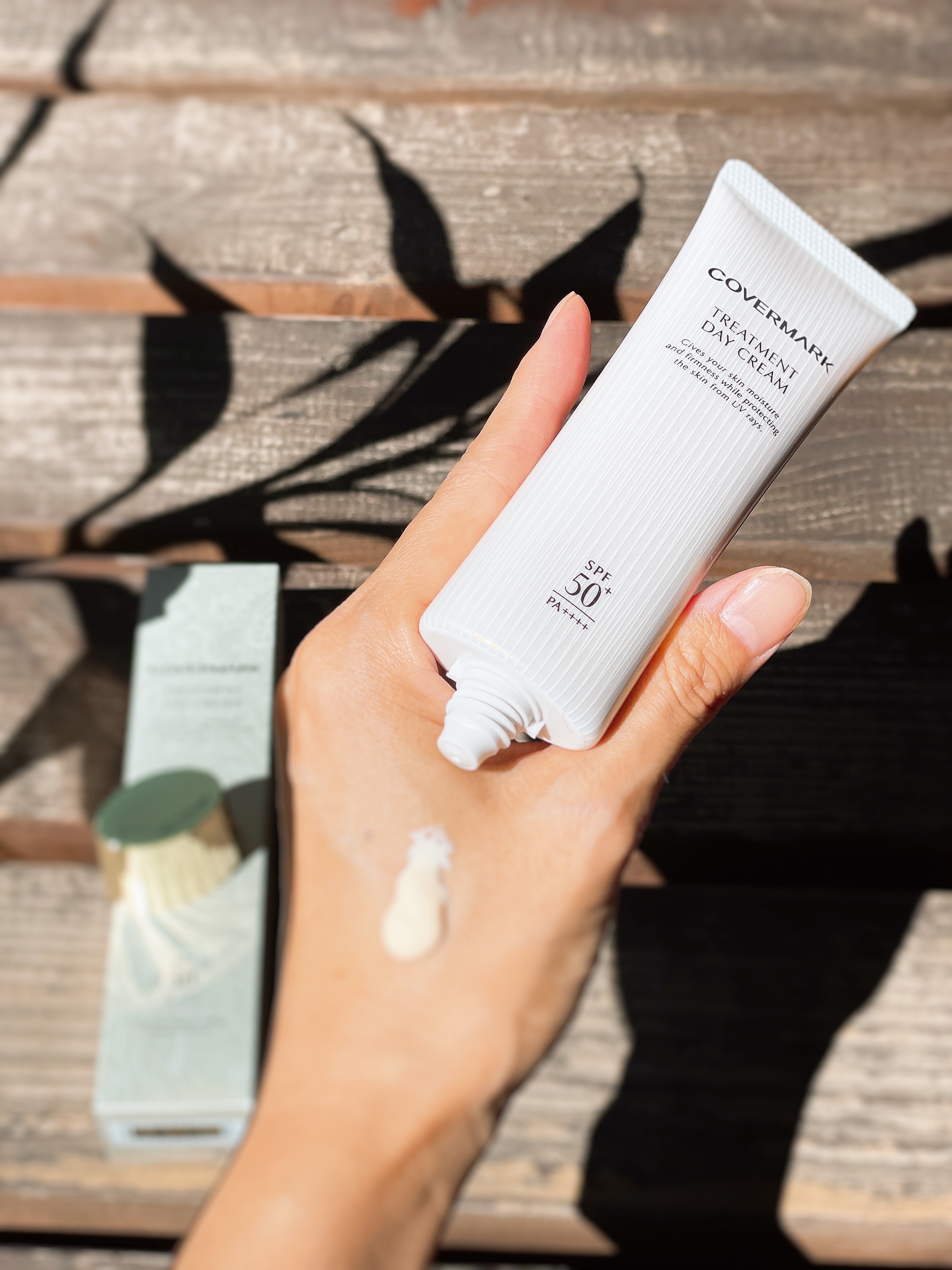 トリートメント デイ クリーム/COVERMARK/日焼け止めクリームを使ったクチコミ（3枚目）