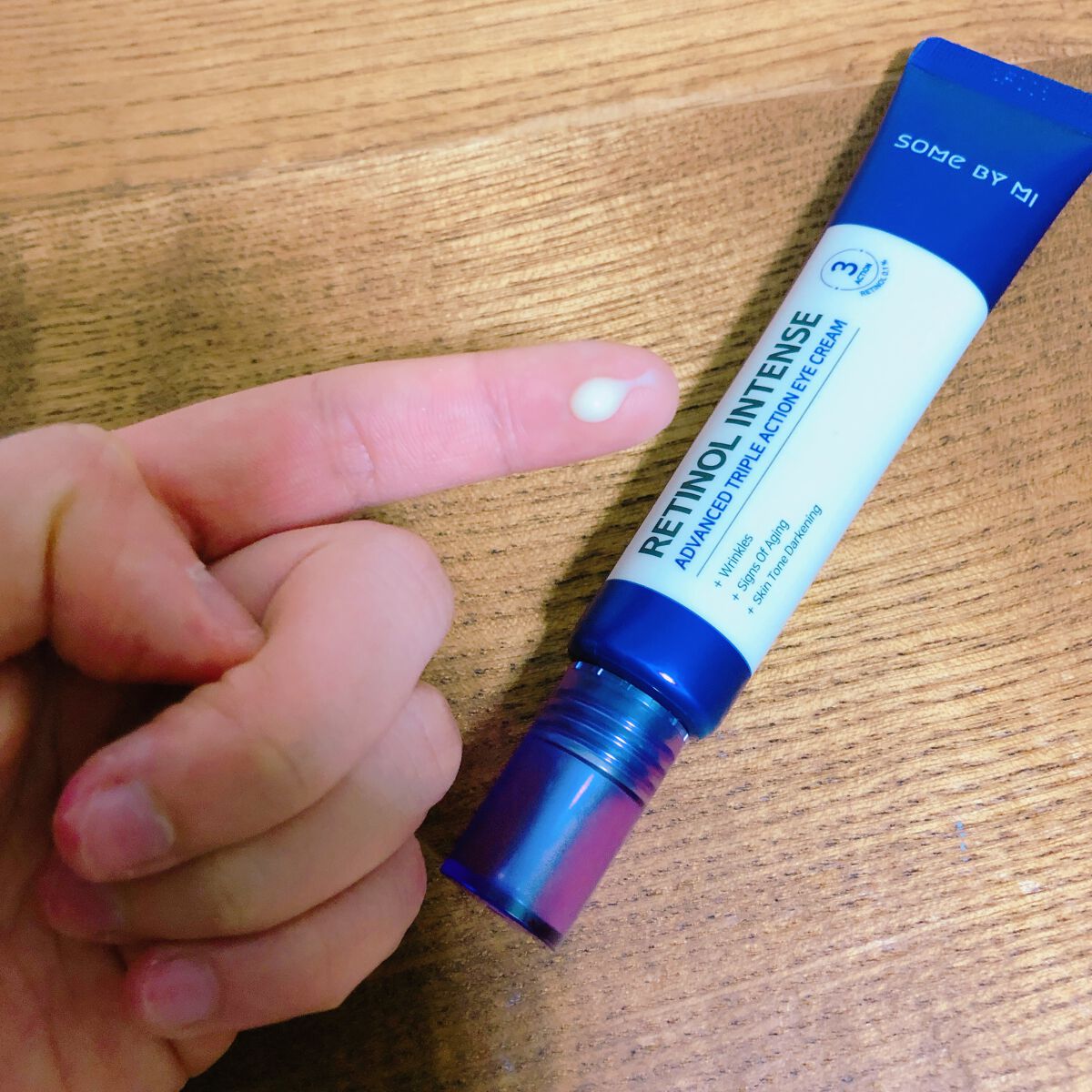 レチノールインテンシブ アドバンスドトリプルアクションアイクリーム/SOME BY MI/アイケア・アイクリームを使ったクチコミ（3枚目）