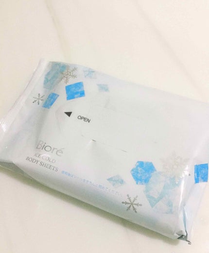 冷シート 無香性/ビオレ/ボディシートを使ったクチコミ(1枚目)