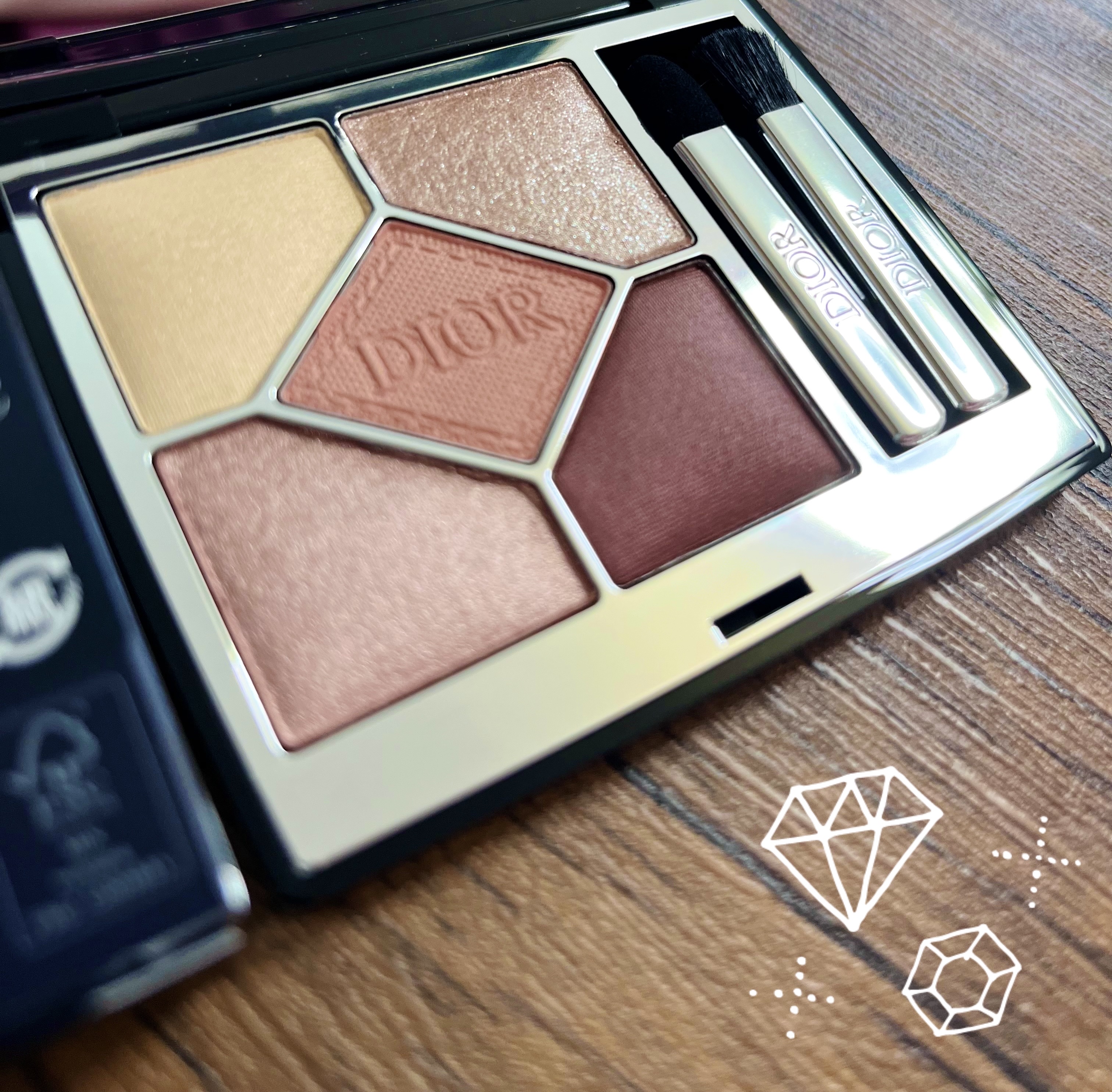 ディオールショウ サンク クルール 743 ローズ チュール/Dior/アイシャドウを使ったクチコミ（3枚目）