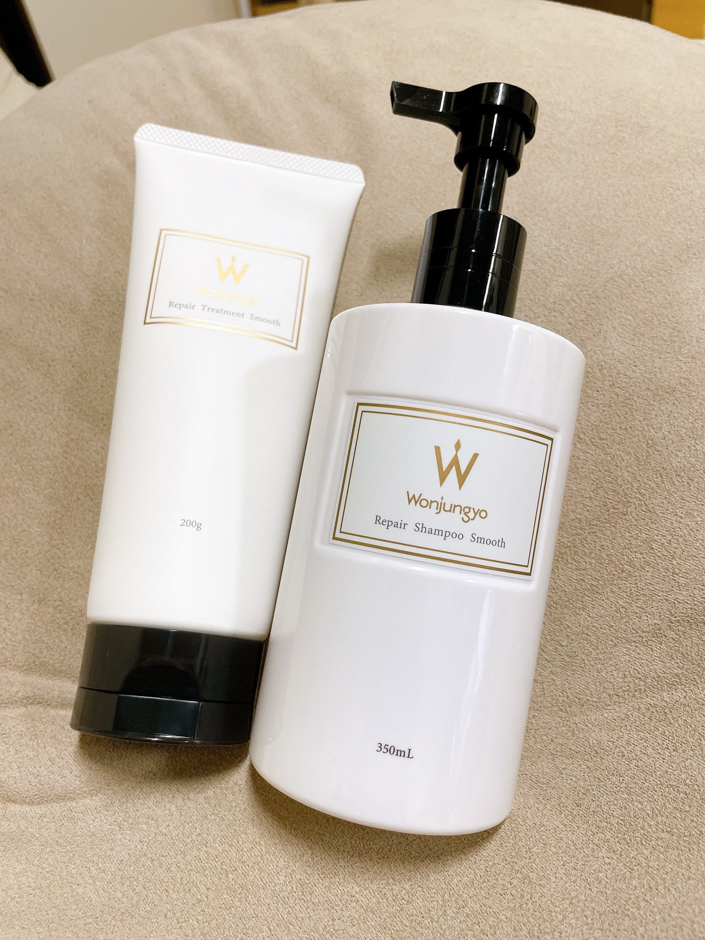 ウォンジョンヨ リペアシャンプー スムース/リペアトリートメント スムース/Wonjungyo/市販シャンプーを使ったクチコミ(1枚目)