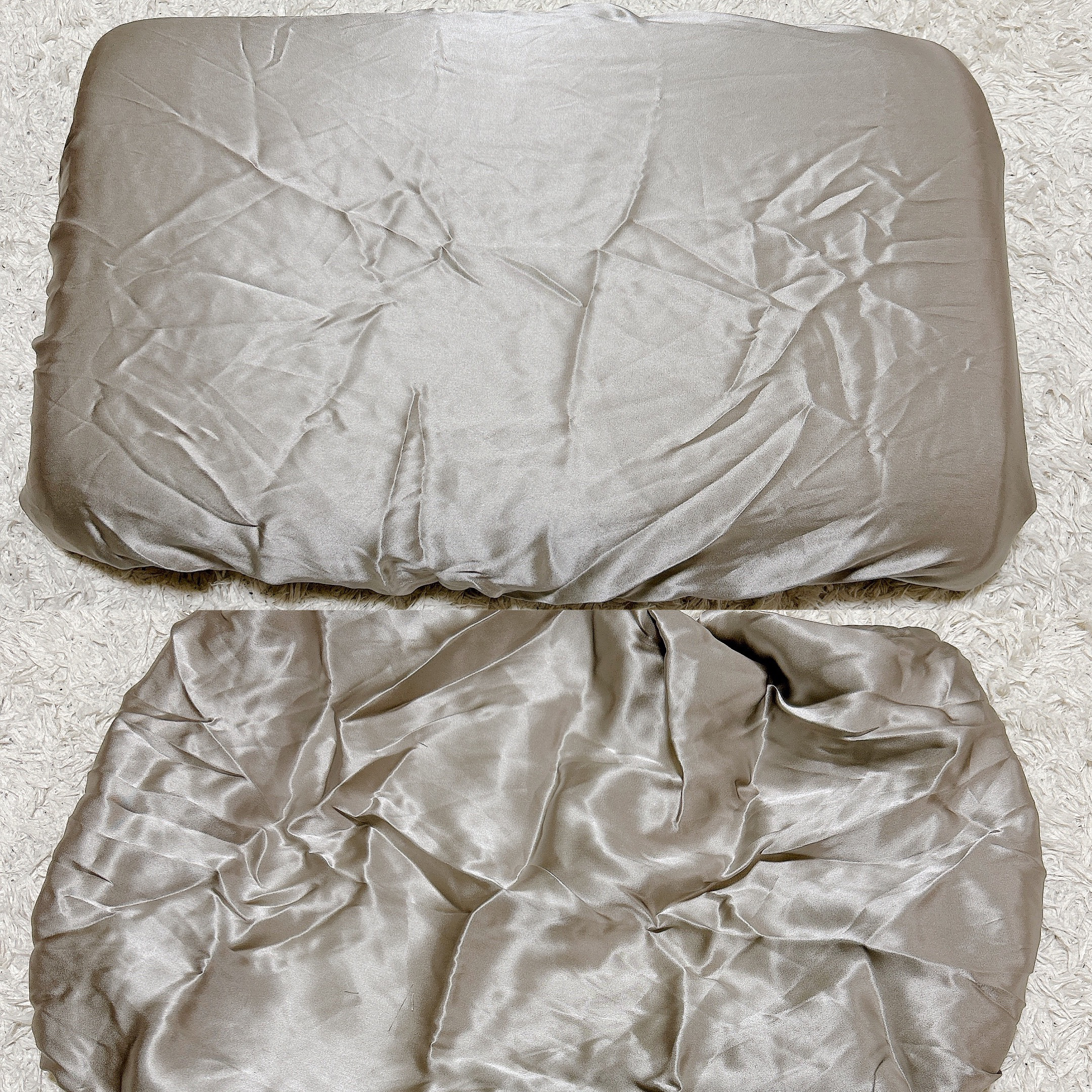 シルク枕カバー/and us/その他を使ったクチコミ（3枚目）