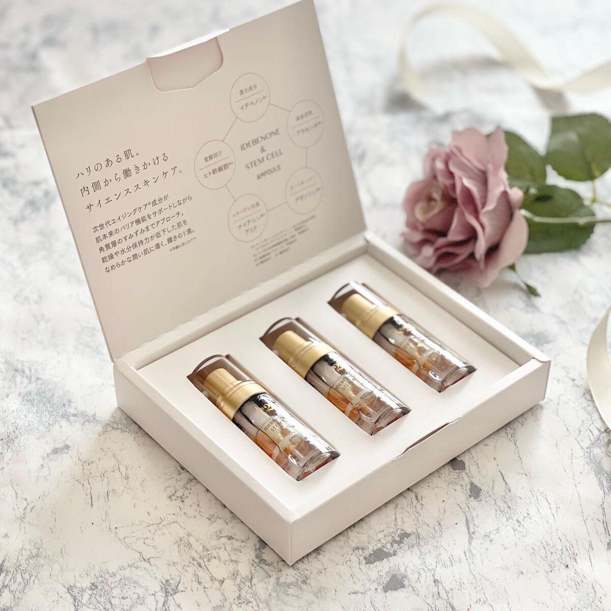 イデベノン&ステムセルアンプル/No.24 /美容液を使ったクチコミ（1枚目）