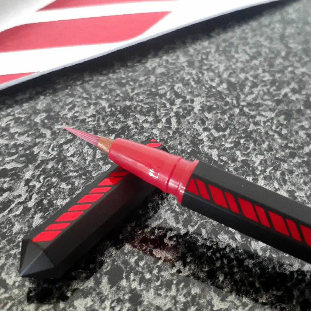 リキッドアイライナー  シアーレッド(Sheer Red)/3650/リキッドアイライナーを使ったクチコミ（2枚目）