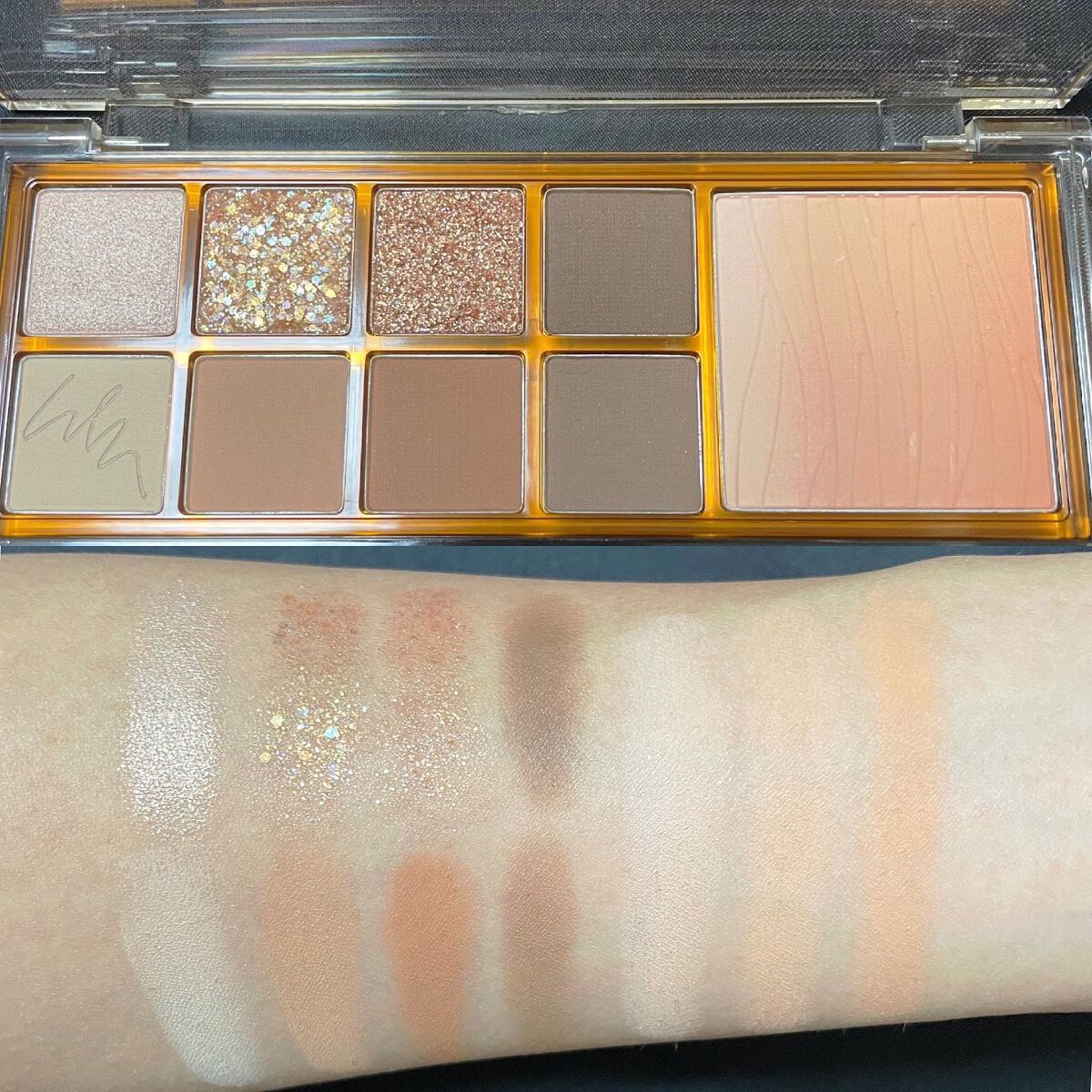 ミックスブラーリングアイパレット/wakemake/マルチパレットを使ったクチコミ（3枚目）