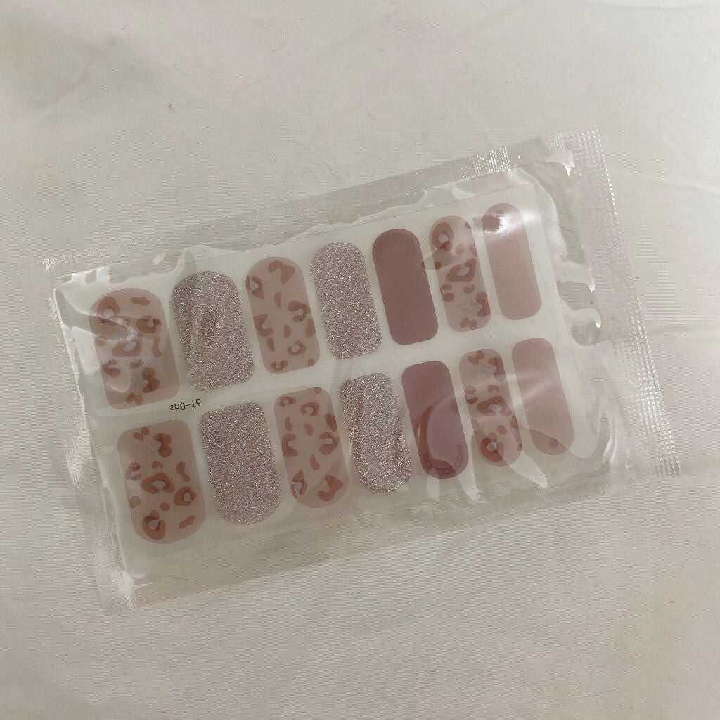 ネイルシール/Qoo10/ネイルシールを使ったクチコミ(2枚目)