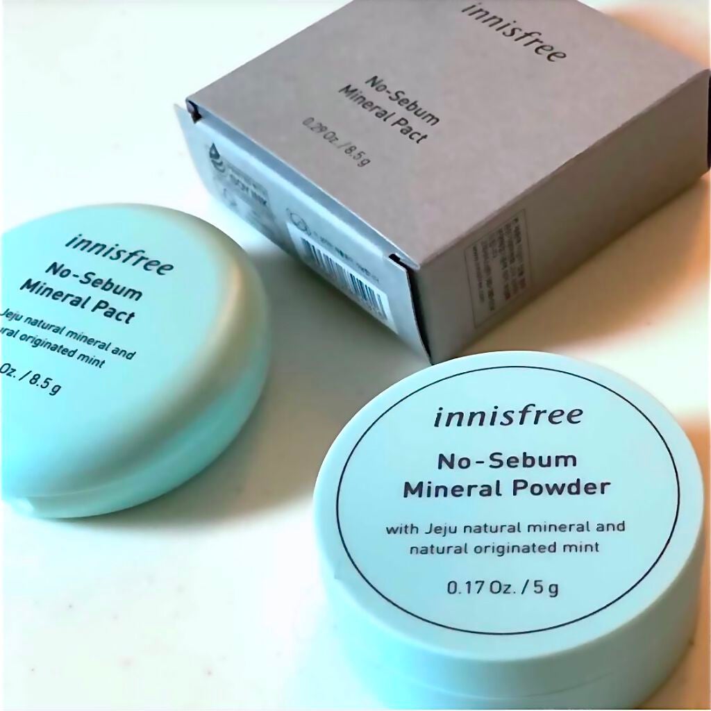 ノーセバム ミネラルパウダー/innisfree/ルースパウダーを使ったクチコミ(1枚目)