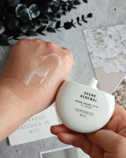 サウンド リニューアル セラムクリーム/SUPEREGG /フェイスクリームを使ったクチコミ(3枚目)