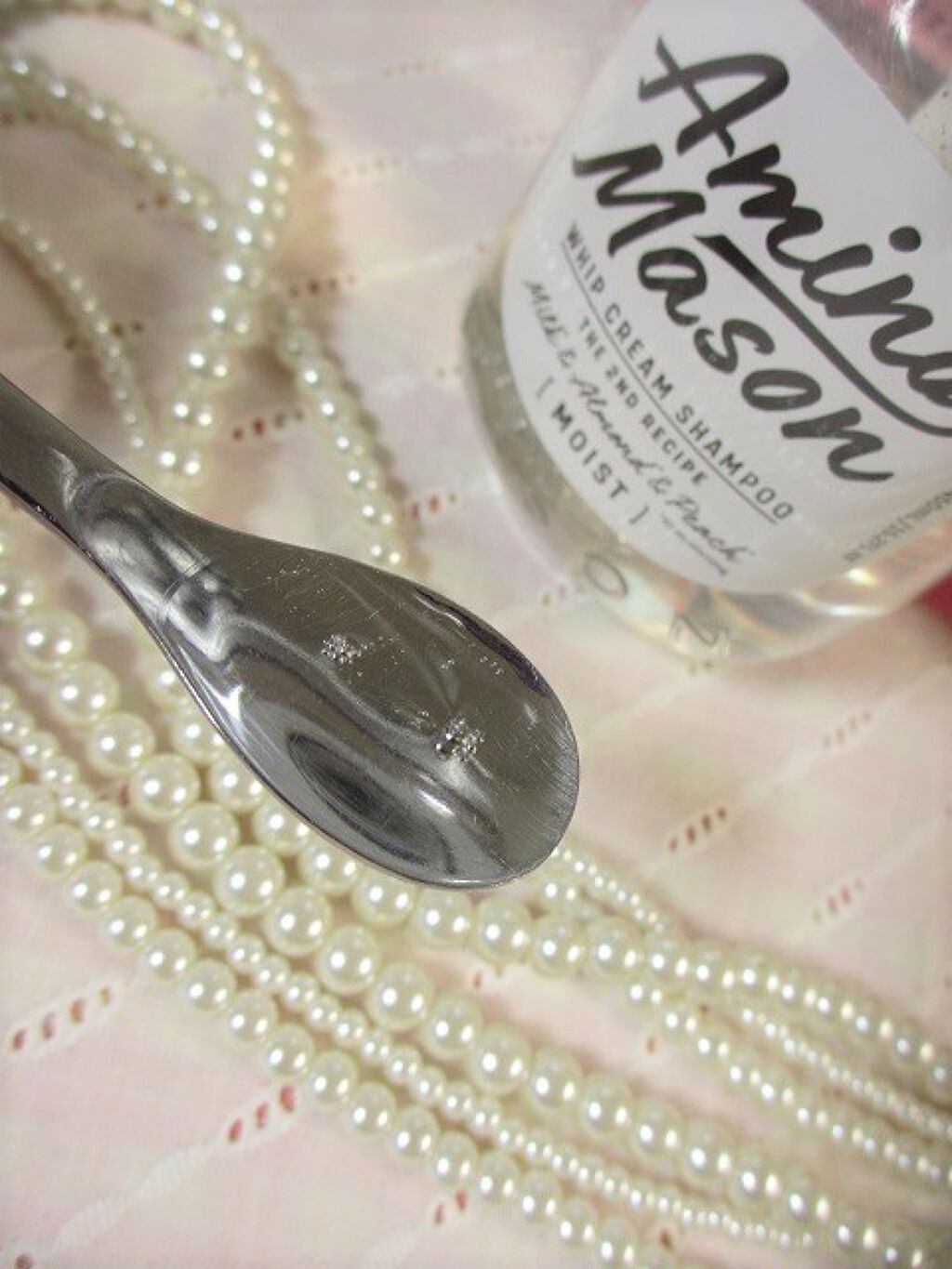 アミノメイソン ディープモイスト ホイップクリーム シャンプー/ミルククリーム ヘアトリートメント トリートメント本体 450ml/アミノメイソン/市販シャンプーを使ったクチコミ（3枚目）