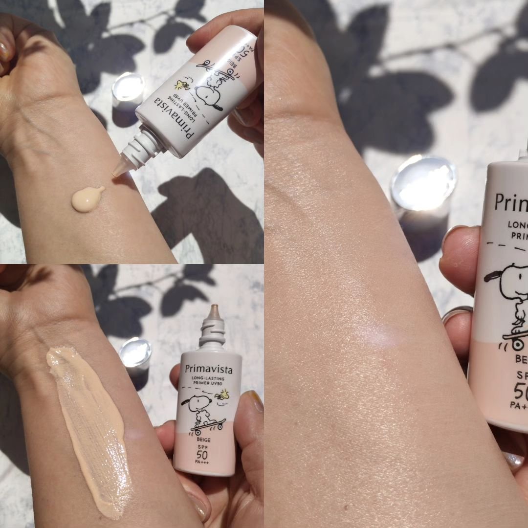 プリマヴィスタ スキンプロテクトベース 皮脂くずれ防止 UV50 スヌーピー限定デザイン（ベージュ）/プリマヴィスタ/化粧下地を使ったクチコミ（3枚目）