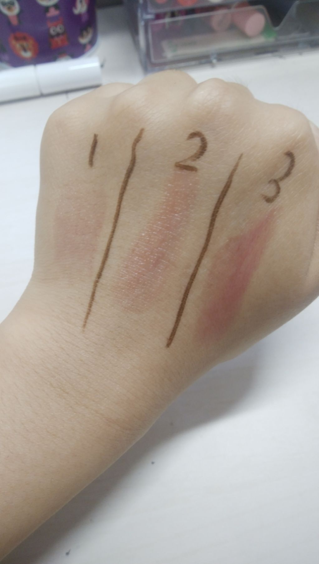 口紅がいらない薬用リップうすづきUV/メンターム/リップクリームを使ったクチコミ（3枚目）