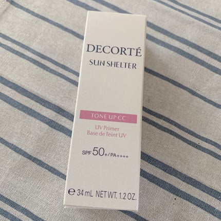 サンシェルター トーンアップCC/DECORTÉ/CCクリームを使ったクチコミ(2枚目)