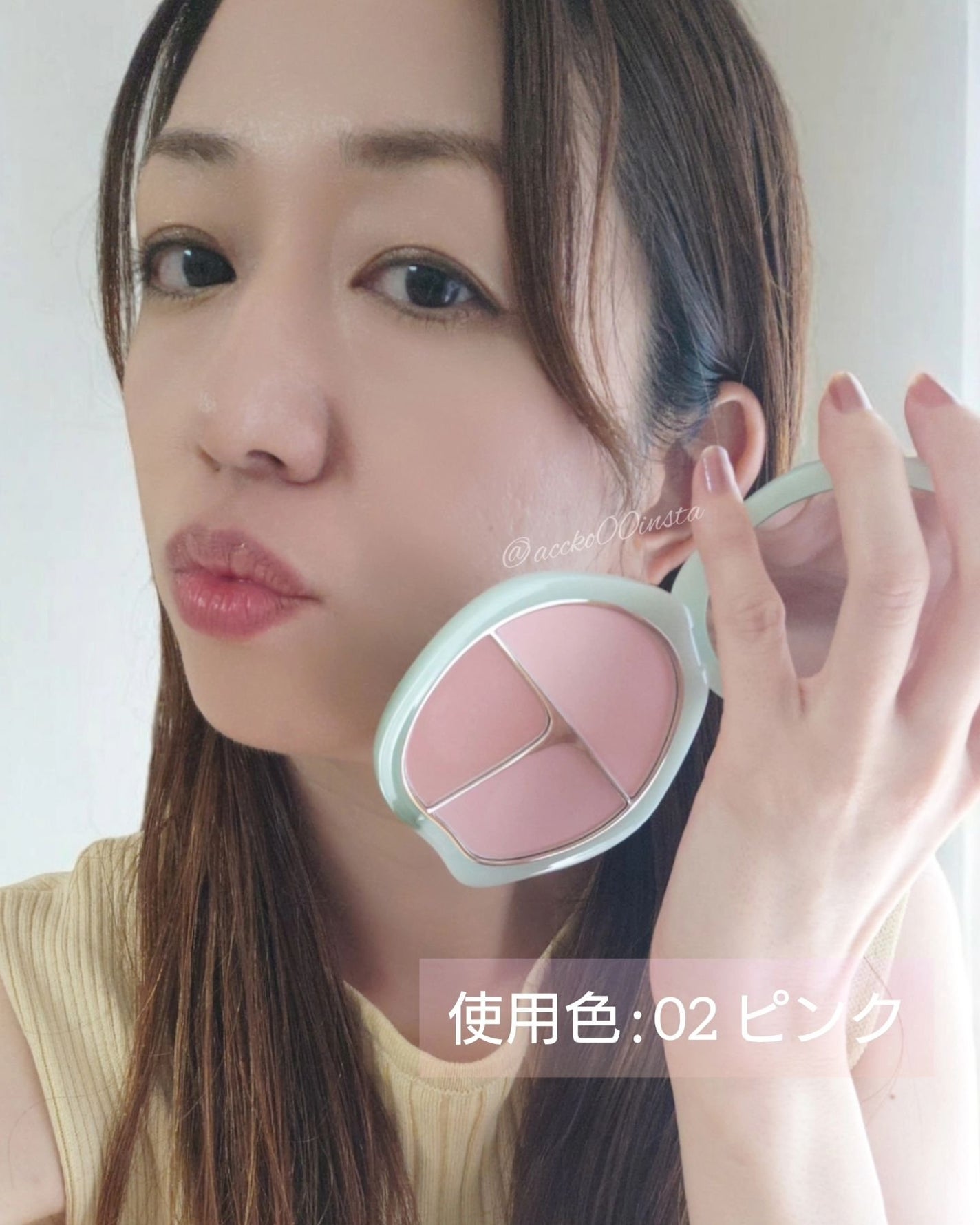 TIMAGE 3色チークパレット/TIMAGE/パウダーチークを使ったクチコミ(9枚目)