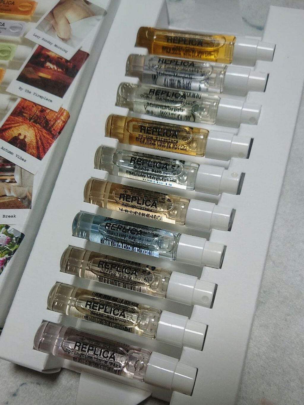 レプリカ オードトワレ メモリーボックス/Maison Margiela Fragrances/その他キットセットを使ったクチコミ(2枚目)