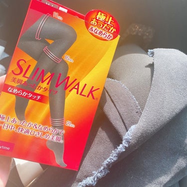 スリムウォーク 美脚あったかタイツ なめらかタッチ ブラック(M～L)/SLIMWALK/レッグ・フットケアを使ったクチコミ（3枚目）