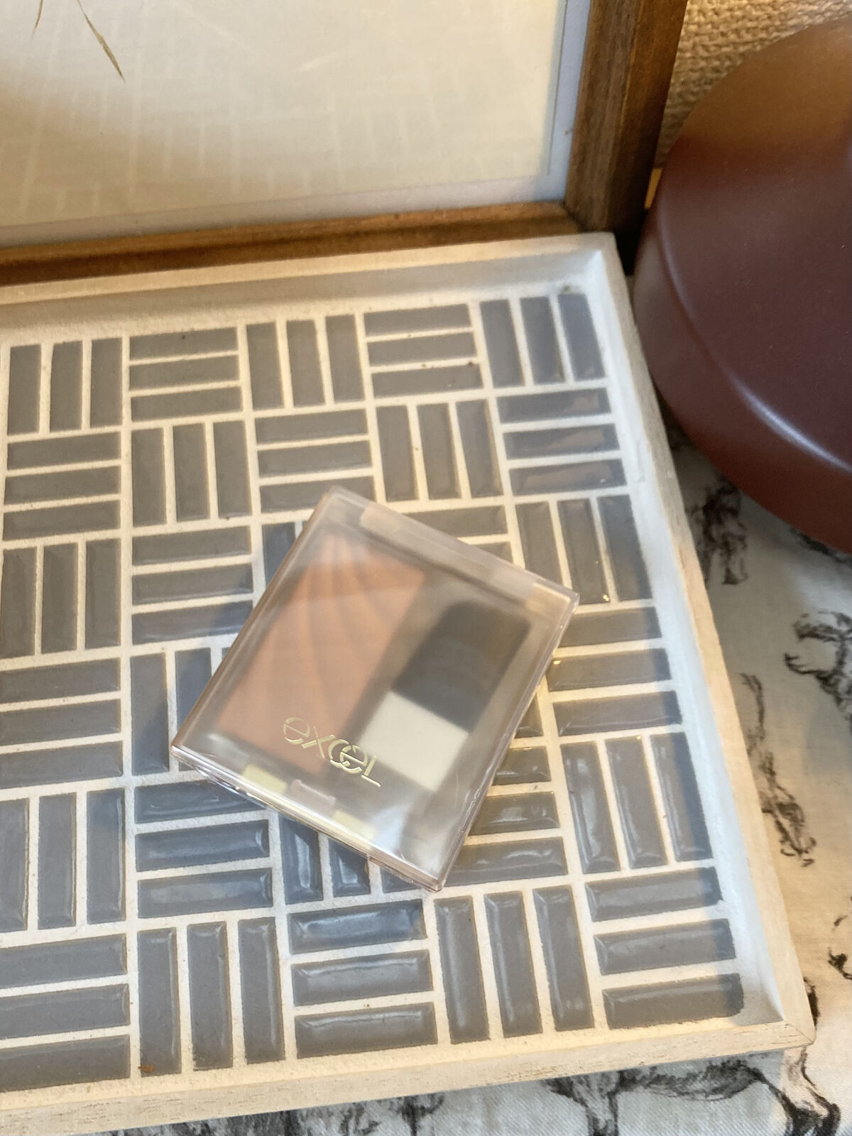 ドレープド シマーグロウ DS03 ブロンズグロウ/excel/パウダーハイライトを使ったクチコミ（3枚目）