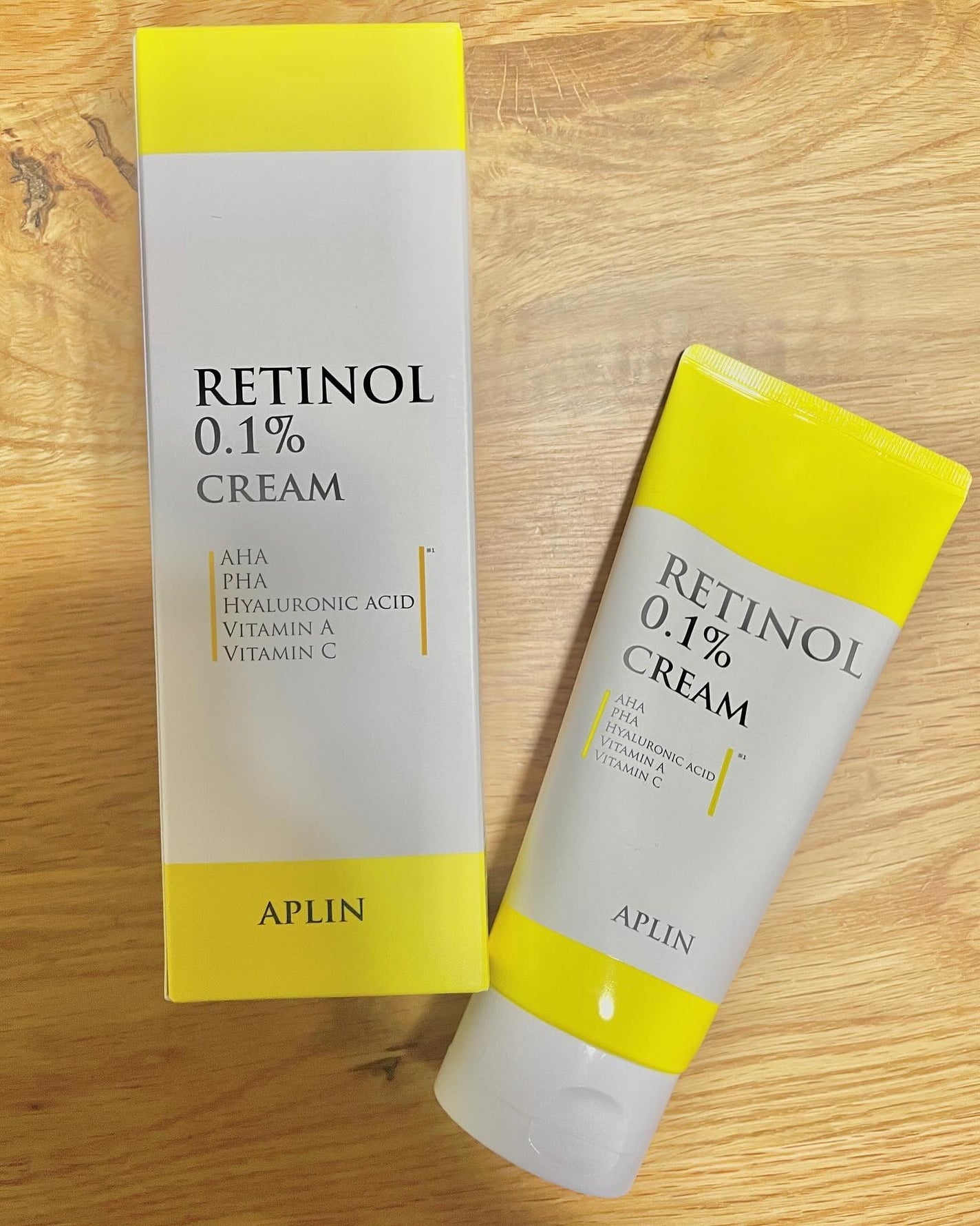 レチノール0.1クリーム/APLIN/フェイスクリームを使ったクチコミ(1枚目)