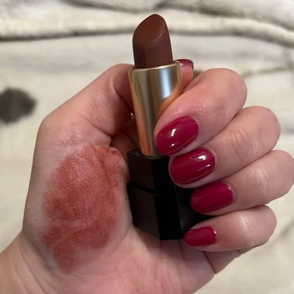 シアー マット リップスティック 01 山桜/SUQQU/口紅を使ったクチコミ(3枚目)