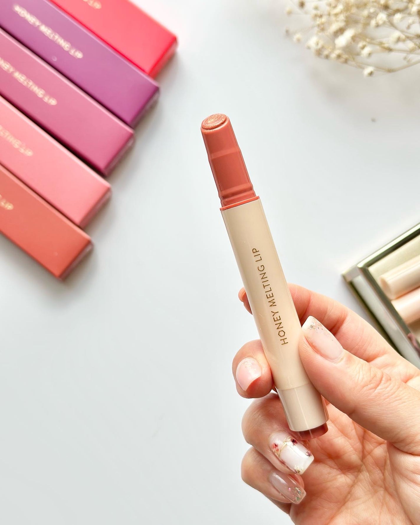 ハニーメルティングリップ/ネイチャーリパブリック/口紅を使ったクチコミ(4枚目)