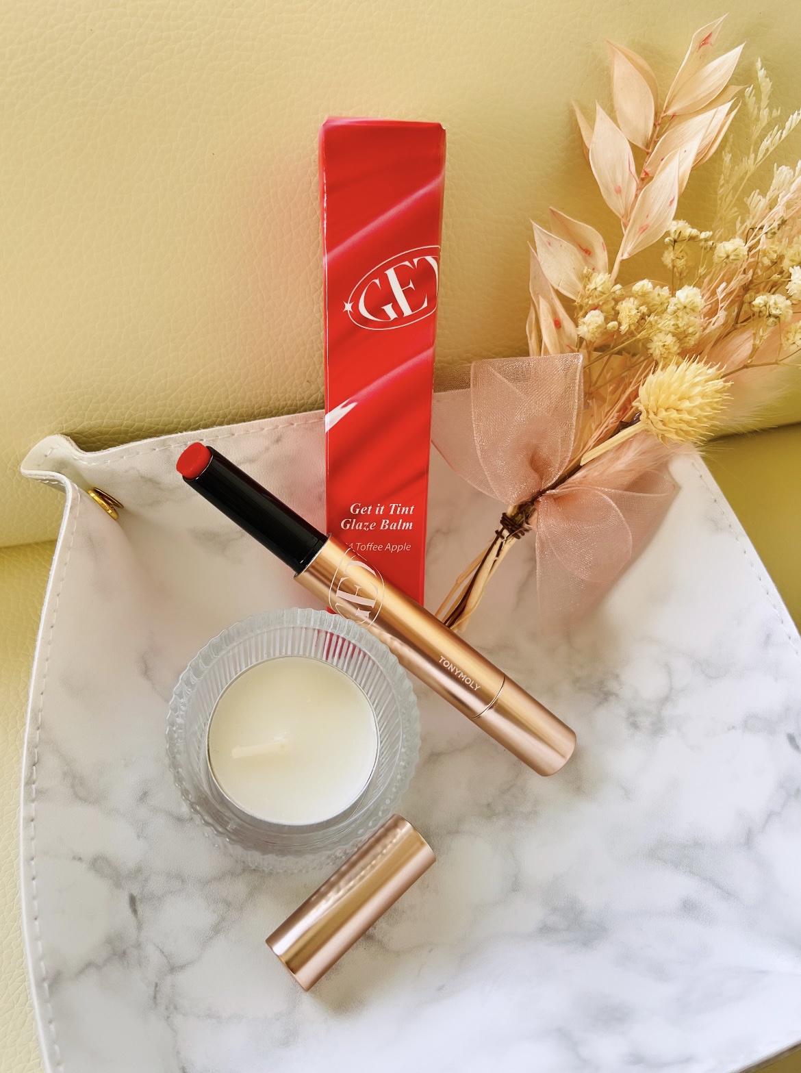 ゲットイットティントグレーズバーム/TONYMOLY/リップティントを使ったクチコミ（1枚目）