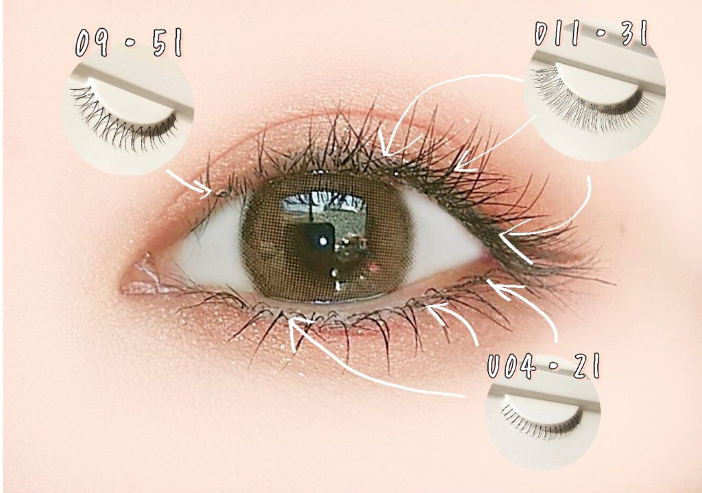 ハッピーリム アイラッシュ インディビジュアル/THE TOOL LAB/つけまつげを使ったクチコミ（2枚目）