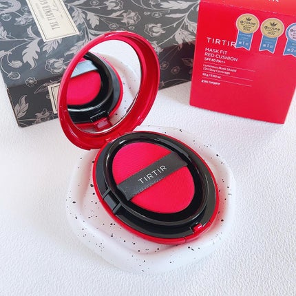 マスク フィット レッド クッション/TIRTIR(ティルティル)/クッションファンデーションを使ったクチコミ(4枚目)