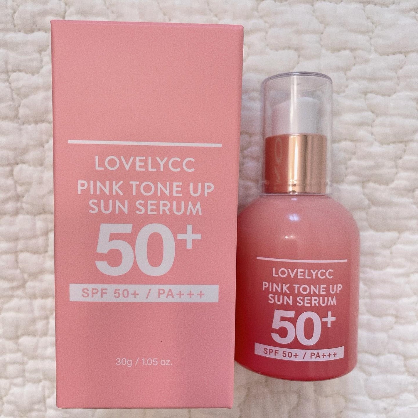 ピンクトーンアップサンセラム/LOVELYCC/化粧下地を使ったクチコミ(1枚目)