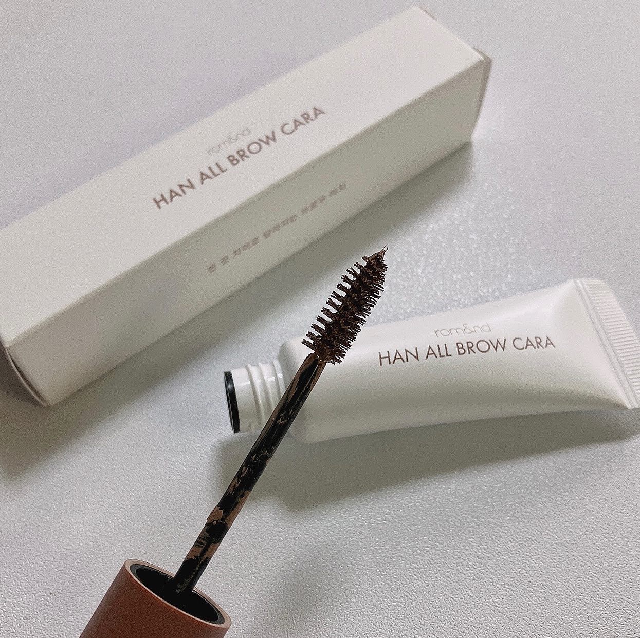 ハンオールブロウカラ/rom&nd/眉マスカラを使ったクチコミ（1枚目）