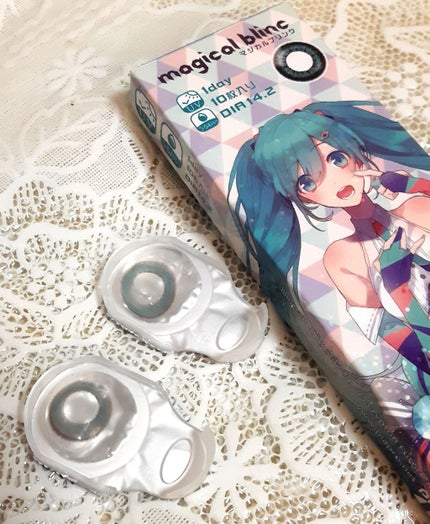 初音ミク×カラコン マジカルプリンク/cosme play/カラーコンタクトレンズを使ったクチコミ(4枚目)