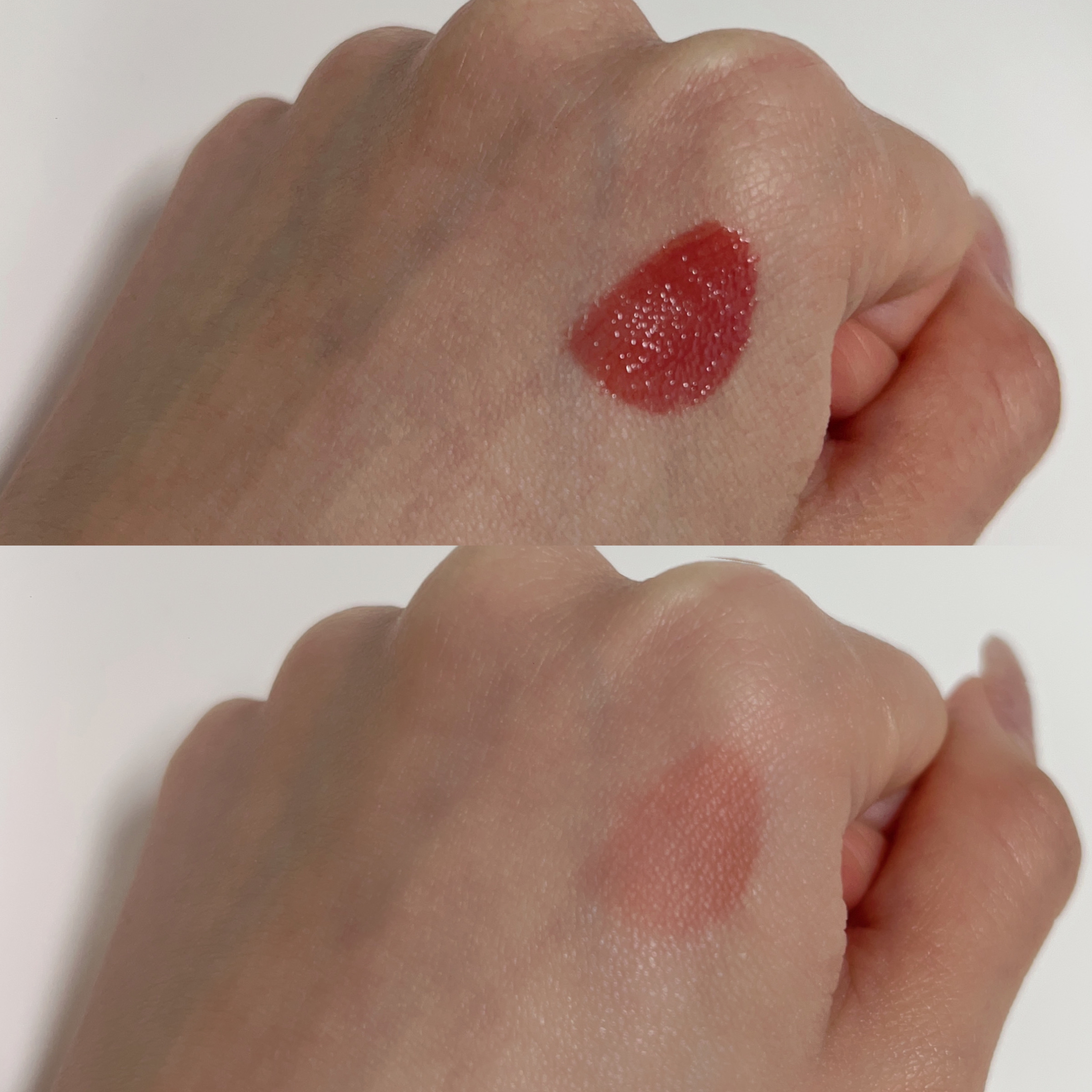 フルーティーグラムティント 102 デューイ/Laka/リップティントを使ったクチコミ（2枚目）