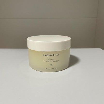オレンジクレンジングシャーベット/AROMATICA/クレンジングバームを使ったクチコミ(1枚目)
