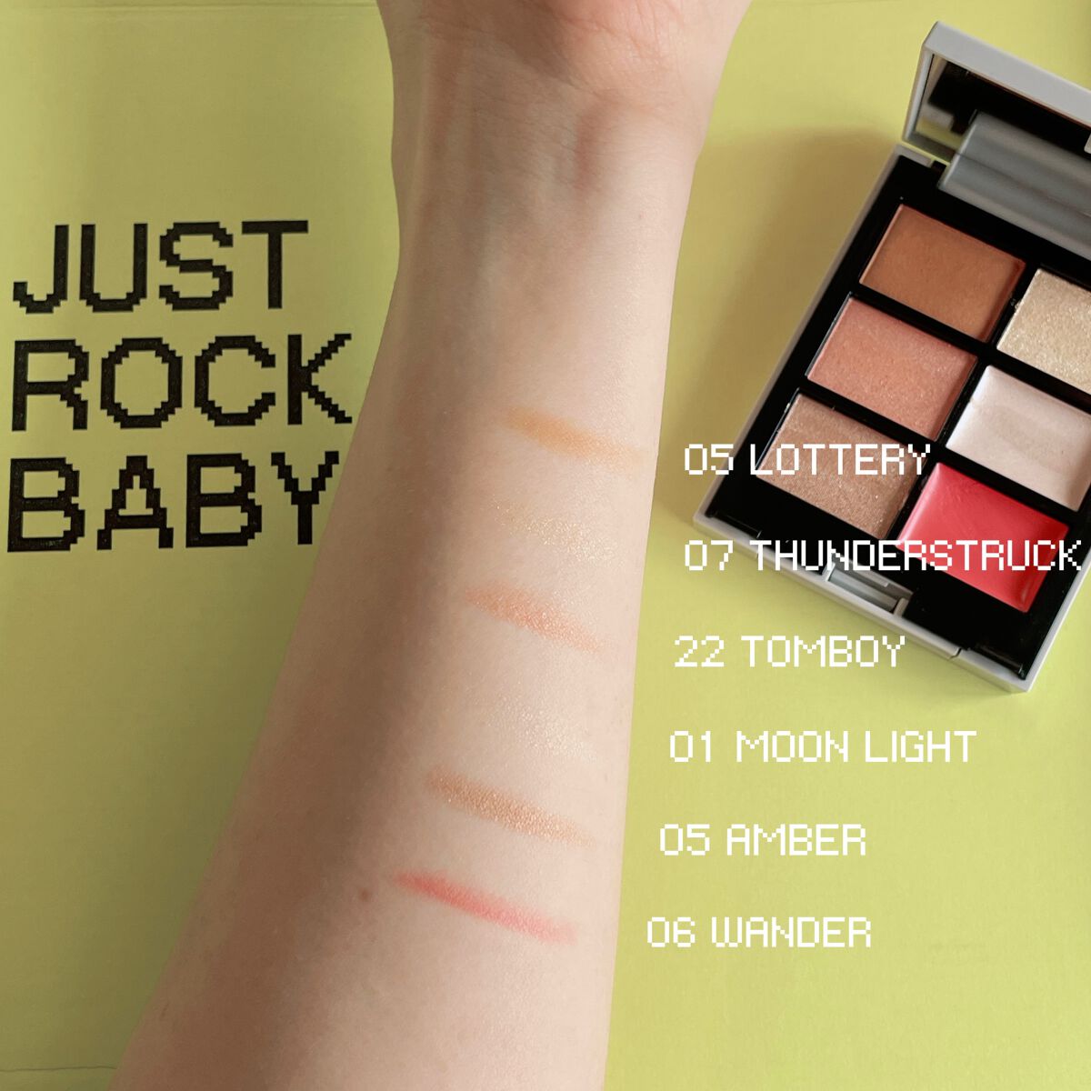 MY MIXED PALETTE 6色カスタムパレット 06 WANDER/MN/マルチパレットを使ったクチコミ（2枚目）