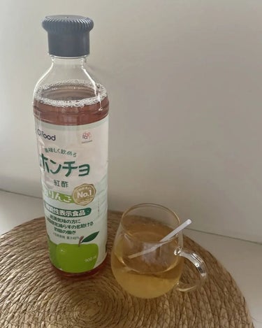 O'Food ホンチョのクチコミ「O'Food　様の
とうもろこしひげ茶　と、韓国で一番売れている飲むお酢　ホンチョ（紅酢）を飲.....」（3枚目）