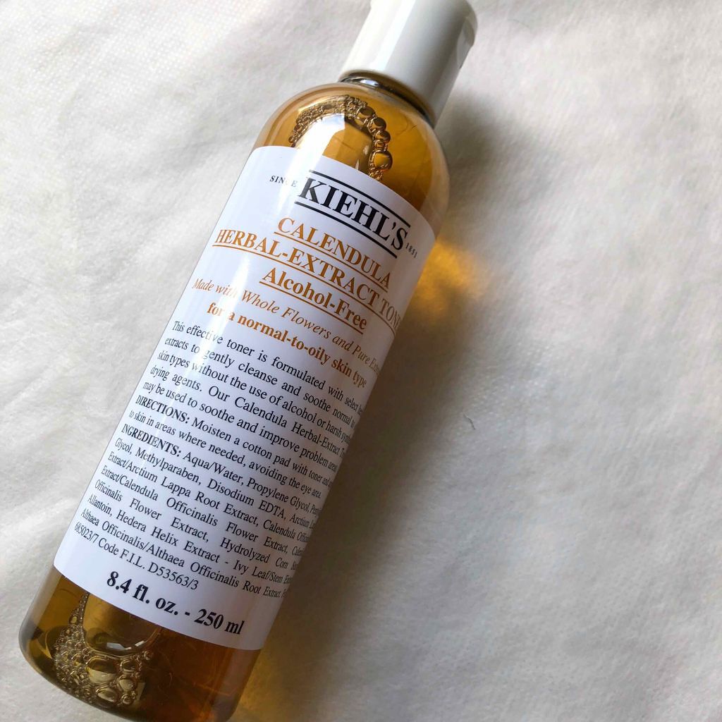 キールズ ハーバル トナー CL アルコールフリー/Kiehl's/化粧水を使ったクチコミ(1枚目)