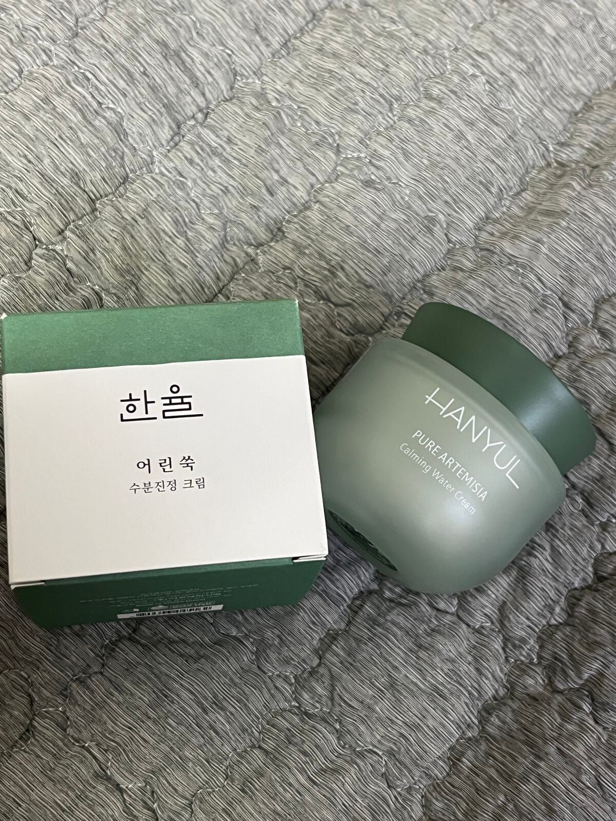 ピュアアルテミシア カーミングウォータークリーム/HANYUL(ハンユル)/フェイスクリームを使ったクチコミ(1枚目)