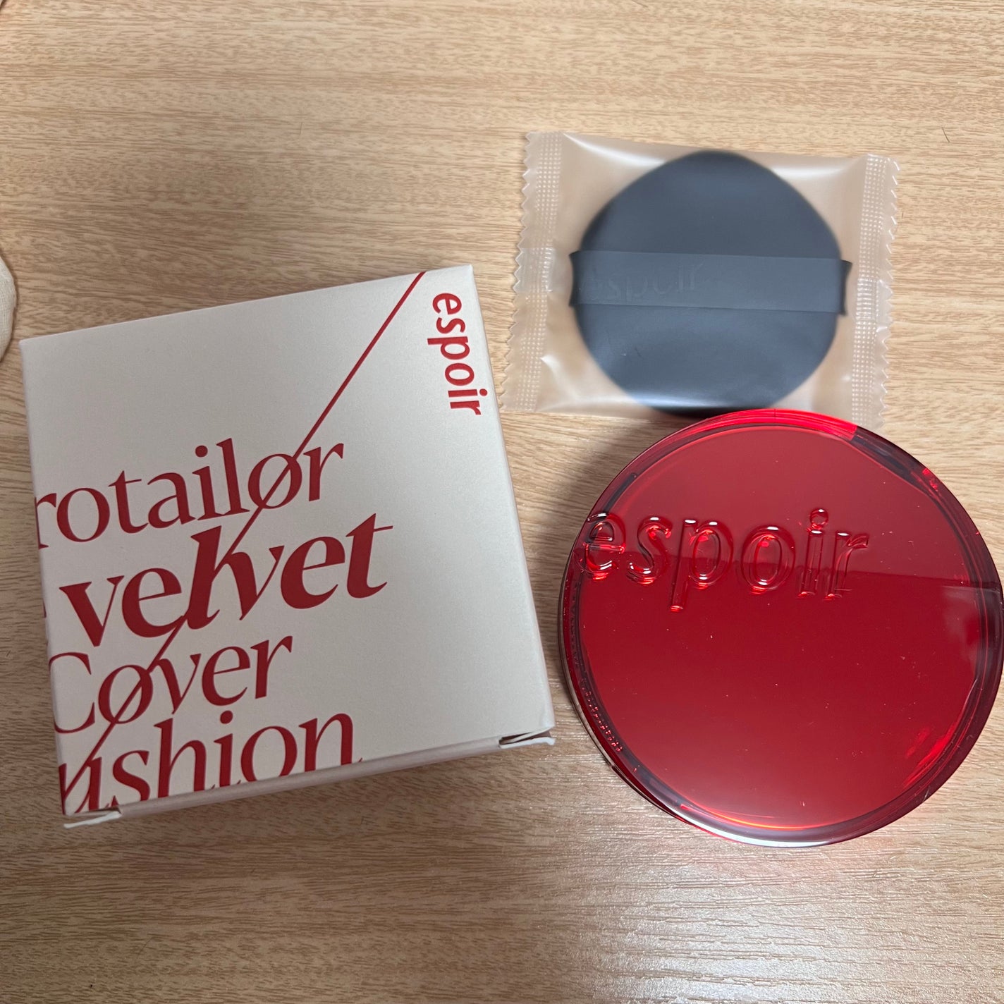 プロテーラービーベルベットカバークッション/espoir/クッションファンデーションを使ったクチコミ(1枚目)