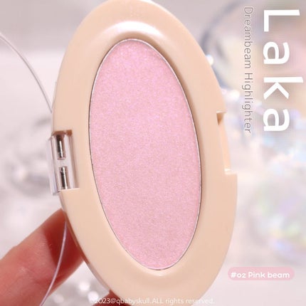 ドリームビームハイライター/Laka/パウダーハイライトを使ったクチコミ(4枚目)