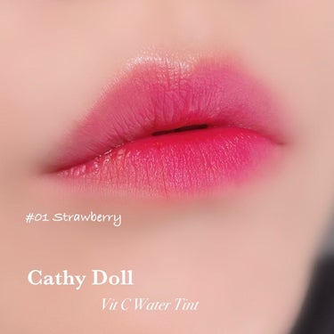 Vit C ウォーターティント 04 Tangerine/CathyDoll/口紅を使ったクチコミ（1枚目）