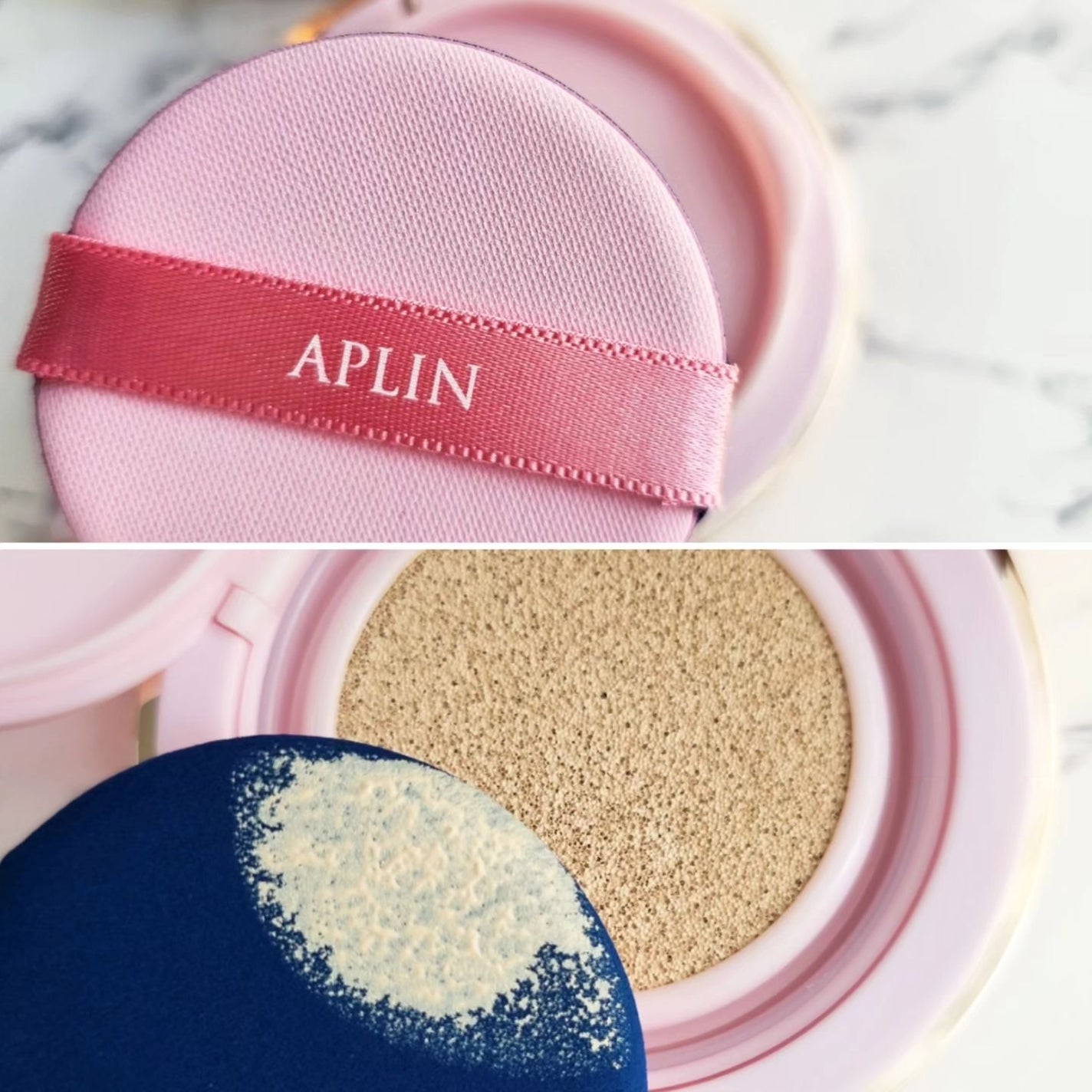 ピンクティーツリーカバークッション/APLIN/クッションファンデーションを使ったクチコミ(2枚目)