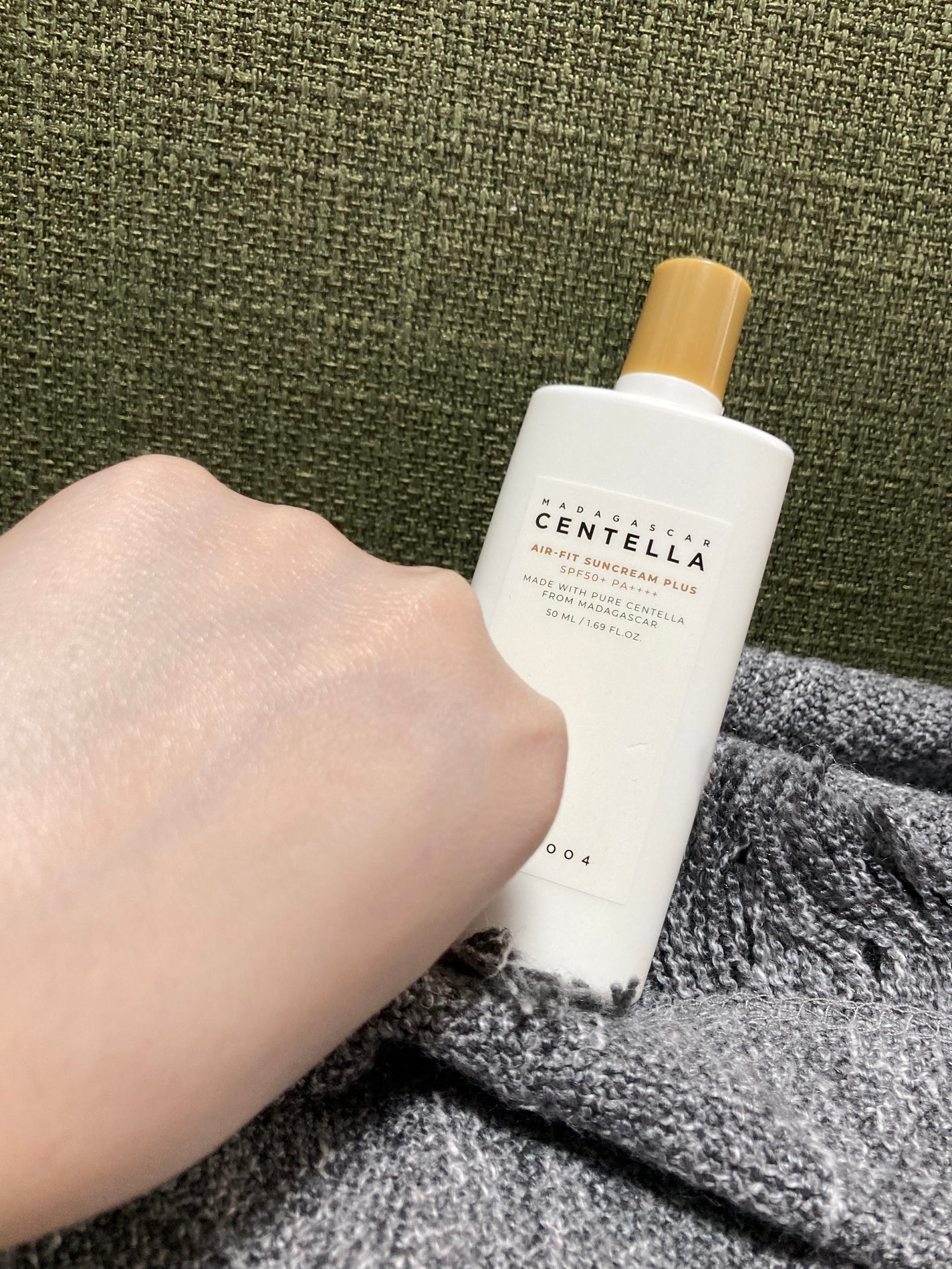 センテラ エアフィット サンクリーム プラス /SKIN1004/日焼け止めクリームを使ったクチコミ(4枚目)