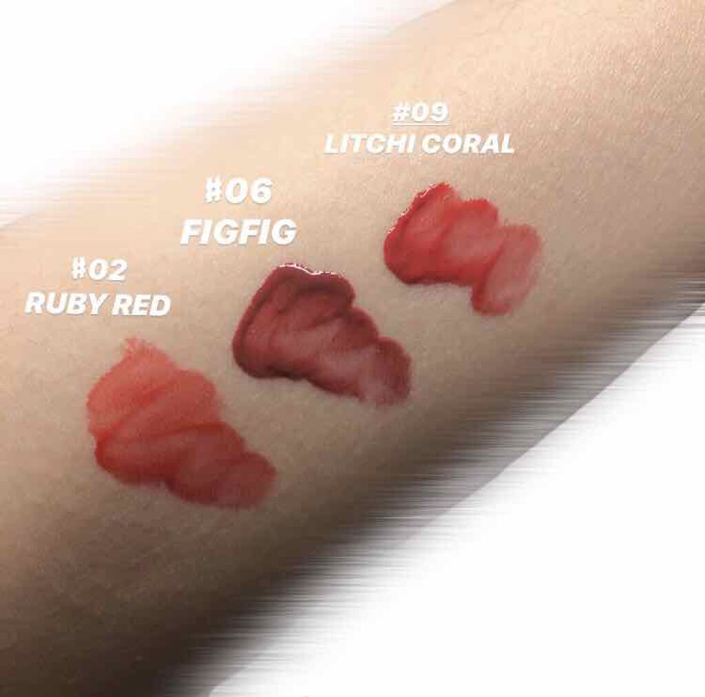 ジューシーラスティングティント/rom&nd/リップティントを使ったクチコミ(2枚目)