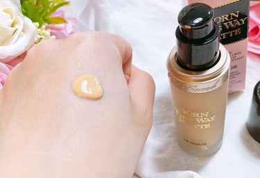 ボーン ディス ウェイ アンディテクタブル 24H マット ファンデーション ポーセリン/Too Faced/リキッドファンデーションを使ったクチコミ（1枚目）