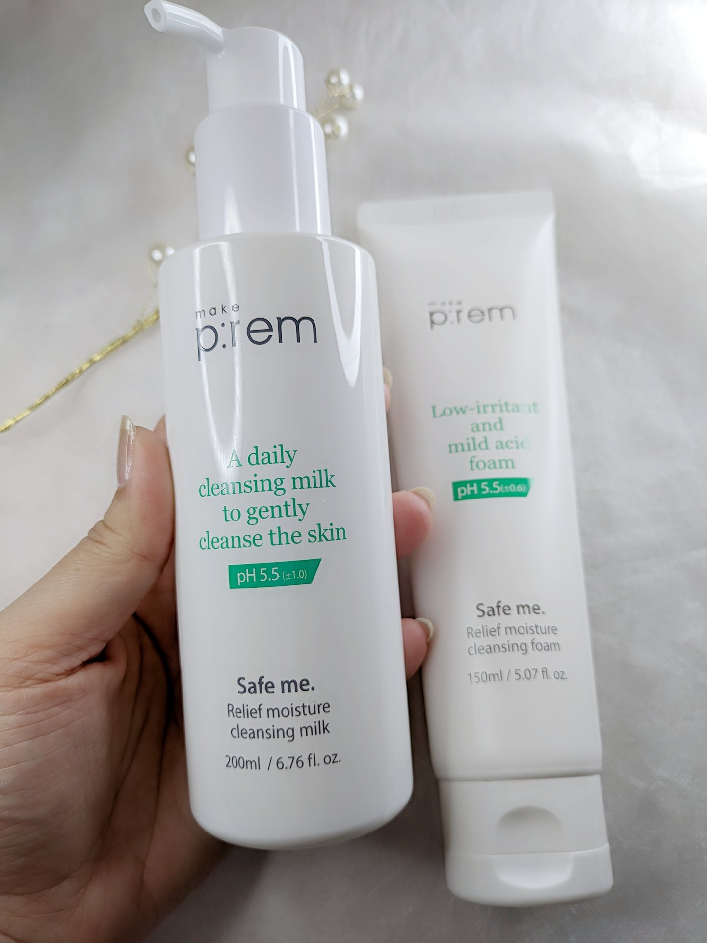 セーフミー リリーフモイスチャー クレンジングフォーム/make prem/洗顔フォームを使ったクチコミ（2枚目）