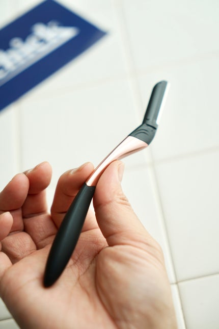 サロンプラス トーンアップ フェイススムーサー ホルダー(刃付き)/サロンプラス/シェーバーを使ったクチコミ(4枚目)